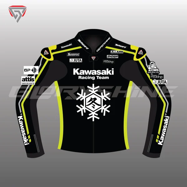 Alex Lowes Winter Test Jacket Kawasaki WSBK 2024 Front 2D