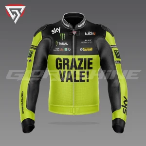 Grazie Valle 46 Sky Leather Race Jacket Front 3D