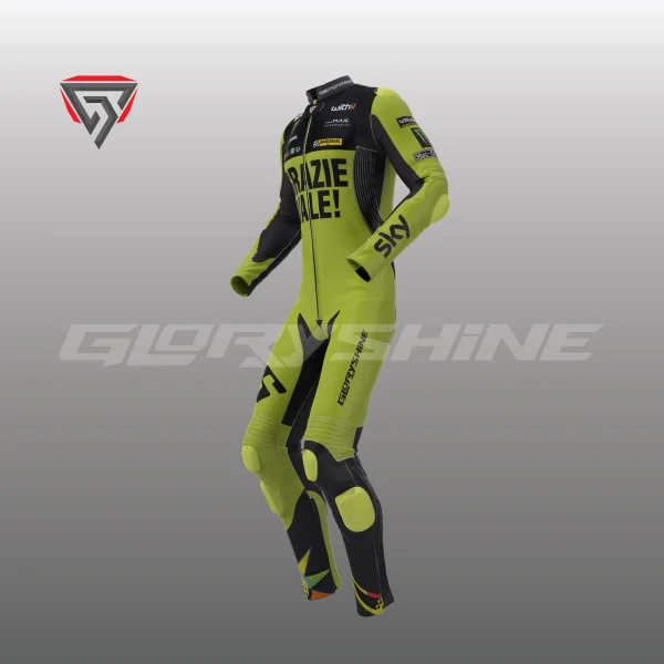 Grazie Valle 46 Sky Leather Race Suit Right Side 3D