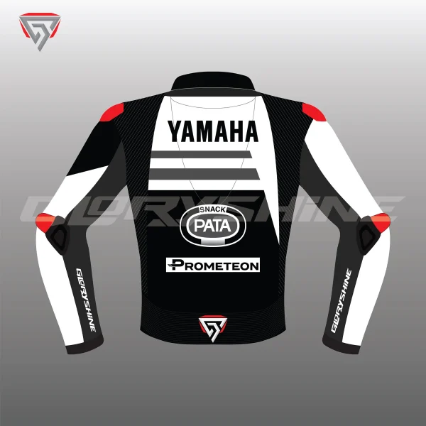 Jonathan Rea Winter Test Jacket Yamaha Prometeon WSBK 2024 Back 2D