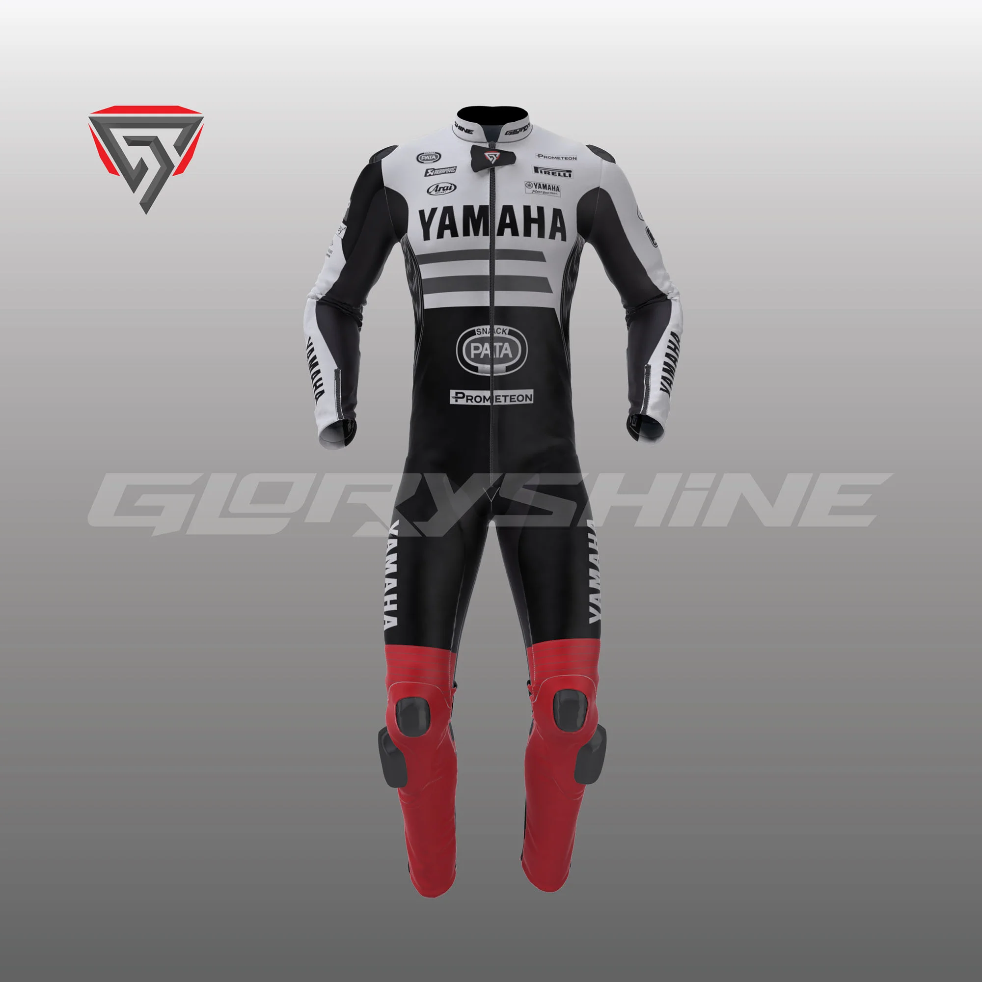 Jonathan Rea Winter Test Suit Yamaha Prometeon WSBK 2024 Front 3D