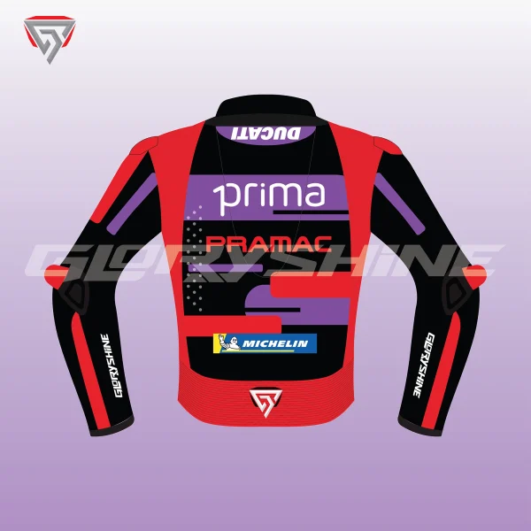 Jorge Martin Race Jacket Ducati Prima Pramac Racing MotoGP 2024 Back 2D