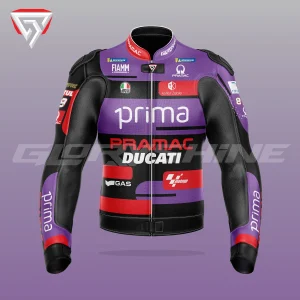 Jorge Martin Race Jacket Ducati Prima Pramac Racing MotoGP 2024 Front 3D