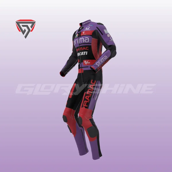Jorge Martin Race Suit Ducati Prima Pramac Racing MotoGP 2024 Right Side 3D