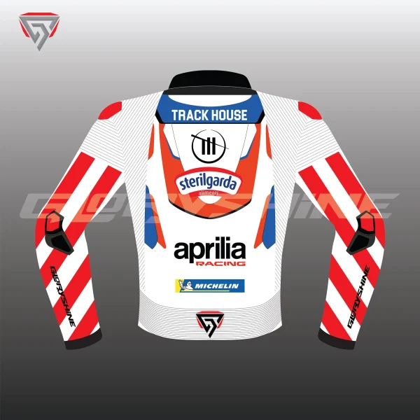 Raul Fernandez Racing Jacket Team Aprilia Trackhouse Racing MotoGP 2024 Back 2D