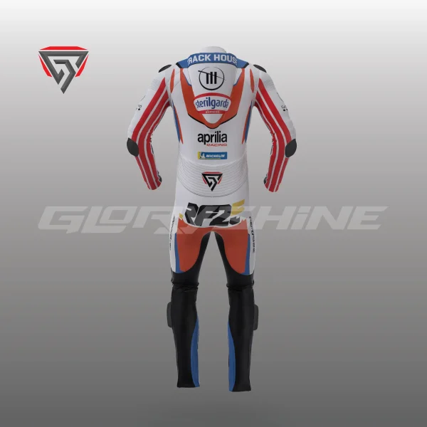 Raul Fernandez Racing Suit Team Aprilia Trackhouse Racing MotoGP 2024 Back 3D