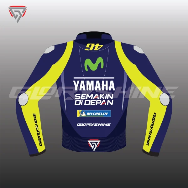 Valentino Rossi MotoGP Jacket Movistar Yamaha 2017 Back 2D