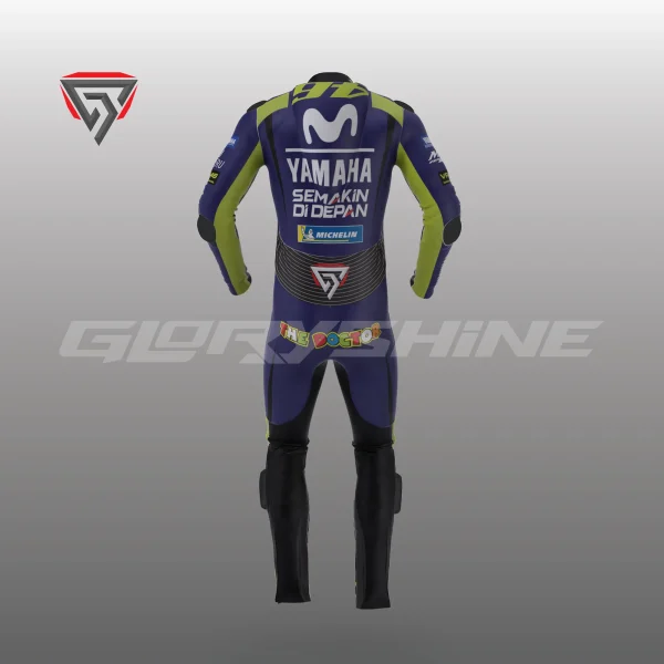 Valentino Rossi Suit Movistar Yamaha Losail Circuit MotoGP 2018 Back 3D