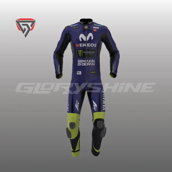 Valentino Rossi Suit Movistar Yamaha Losail Circuit MotoGP 2018 Front 3D