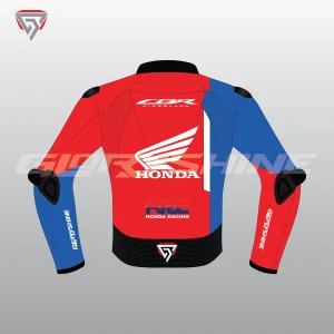 Iker Lecuona Motorbike Jacket Team HRC Honda WSBK 2024 Back 2D