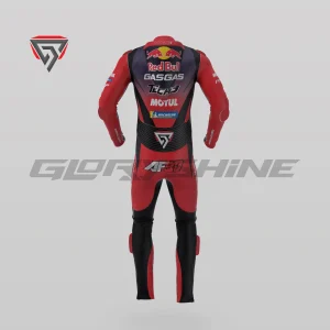 Augusto Fernandez Leather Suit Red Bull GasGas Tech3 Team MotoGP 2024 Back 3D
