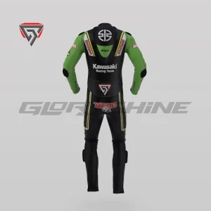 Axel Bassani Leather Suit Kawasaki Racing Team WSBK 2024 Back 3D