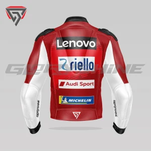 Enea Bastianini Motorcycle Jacket Ducati Lenovo Team MotoGP 2024 Back 3D