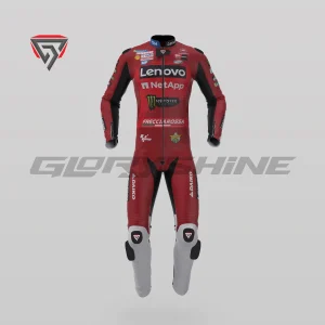 Enea Bastianini Motorcycle Suit Ducati Lenovo Team MotoGP 2024 Front 3D
