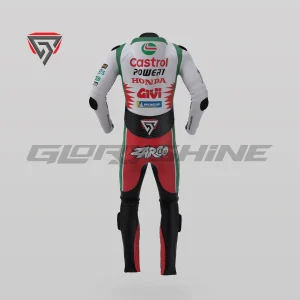 Johann Zarco Motorcycle Race Suit Castrol Honda LCR MotoGP 2024 Back 3D