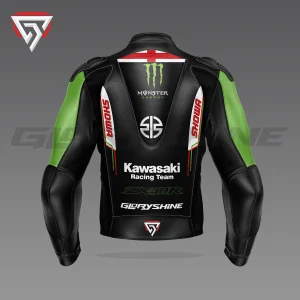 Jonathan Rea Kawasaki Ninja WSBK Race Jacket 2023 Back 3D