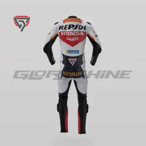 Luca Marini Leather Suit Repsol Honda Team MotoGP 2024 Back 3D
