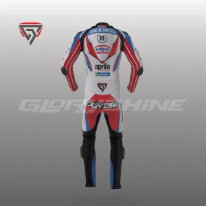 Miguel Oliveira Leather Suit Aprilia Trackhouse Racing Team MotoGP 2024 Back 3D