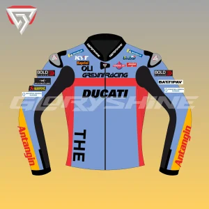 Enea Bastianini Race Jacket Team Gresini Racing MotoGP 2022 Front 2D