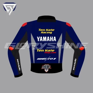 Loris Baz Motorcycle Race Jacket Ten Kate Racing Yamaha WSBK 2020 Back 2D Loris Baz Motorcycle Race Jacket Ten Kate Racing Yamaha WSBK 2020 Back 2D