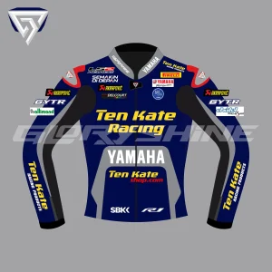 Loris Baz Motorcycle Race Jacket Ten Kate Racing Yamaha WSBK 2020 Front 2D