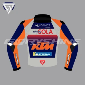 Miguel Oliveira Racing Jacket Red Bull KTM Tech3 MotoGP 2020 Back 2D Miguel Oliveira Racing Jacket Red Bull KTM Tech3 MotoGP 2020 Back 2D