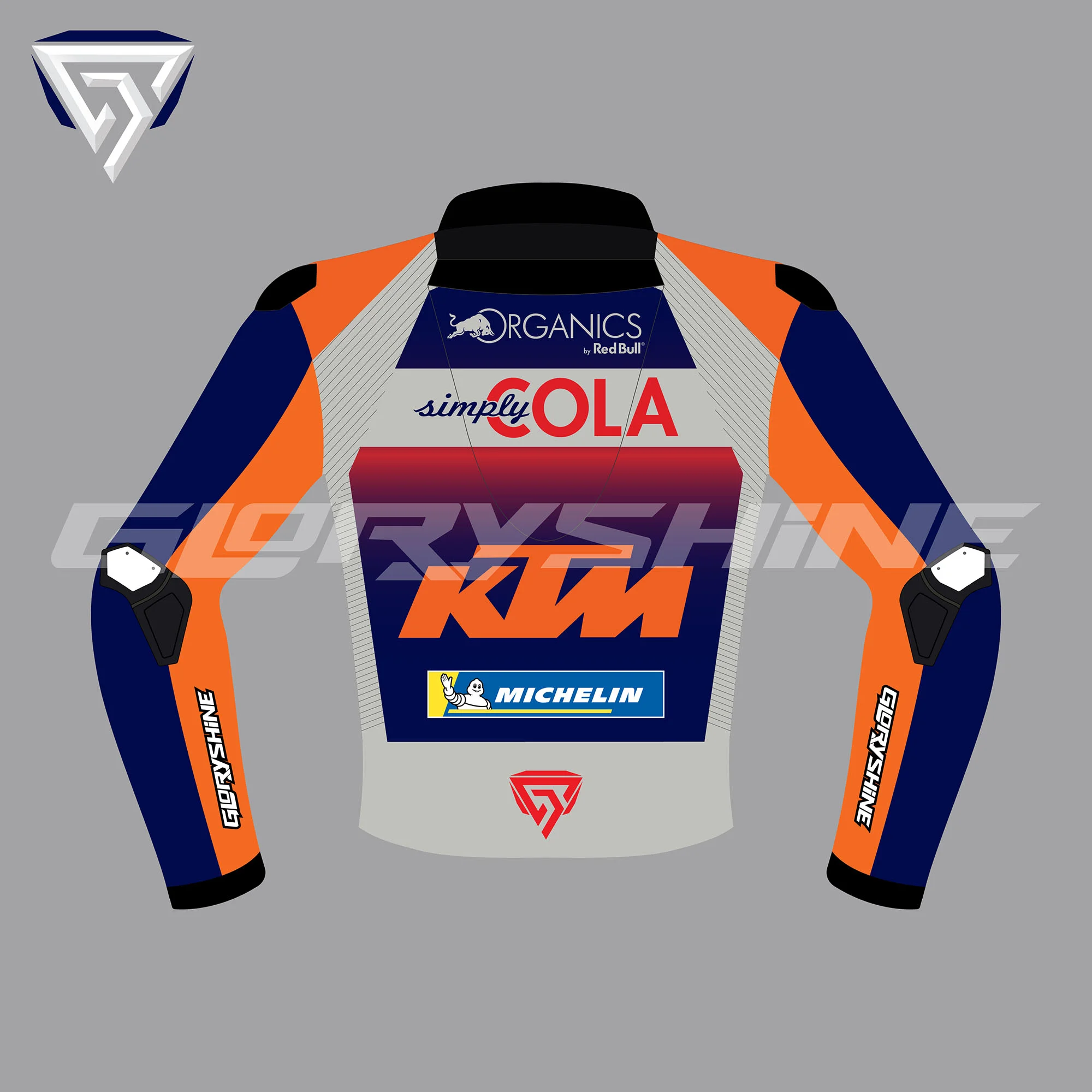 Miguel Oliveira Racing Jacket Red Bull KTM Tech3 MotoGP 2020 Back 2D