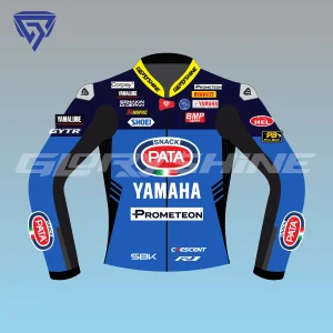 Toprak Razgatlioglu Team Pata Yamaha WSBK Motorcycle Jacket 2023 Front 2D