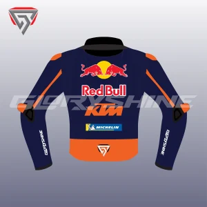 Brad Binder Motorcycle Jacket Red Bull KTM Factory Racing MotoGP 2025 Back 2D Brad Binder Motorcycle Jacket Red Bull KTM Factory Racing MotoGP 2025 Back 2D