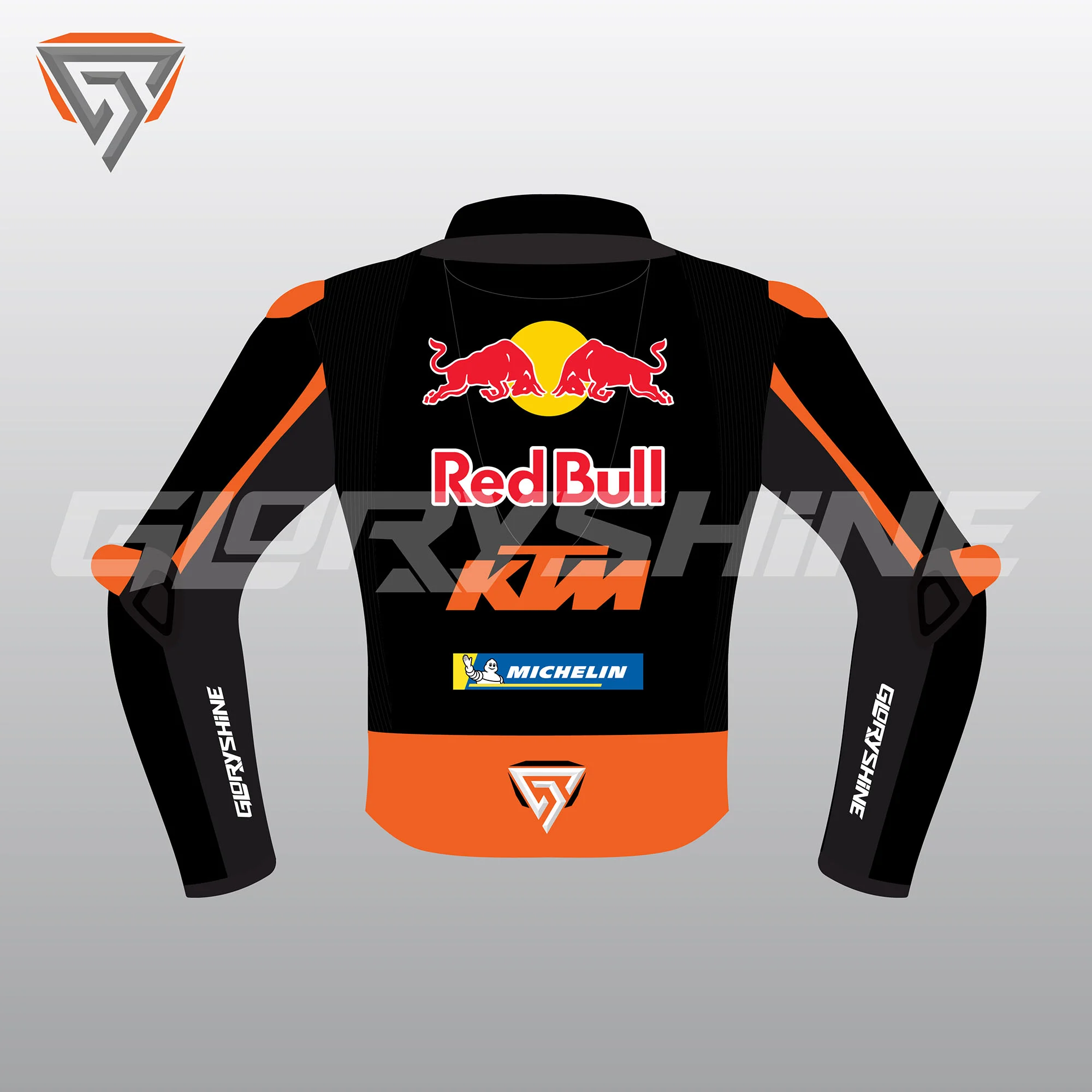 Brad Binder Race Jacket Red Bull KTM Factory Racing MotoGP 2024 Back 2D