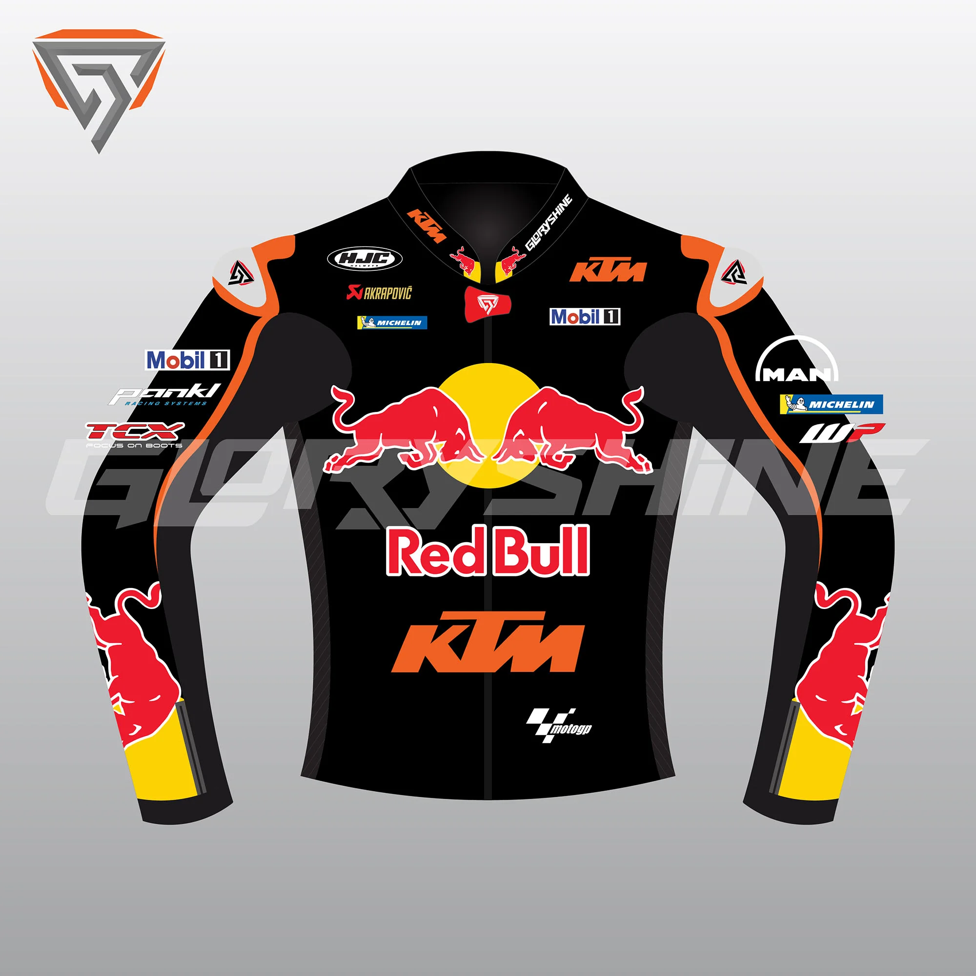 Brad Binder Race Jacket Red Bull KTM Factory Racing MotoGP 2024 Front 2D
