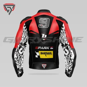 Danilo Petrucci Motorbike Race Jacket Barni Spark Racing WSBK 2024 Back 3D Danilo Petrucci Motorbike Race Jacket Barni Spark Racing WSBK 2024 Back 3D