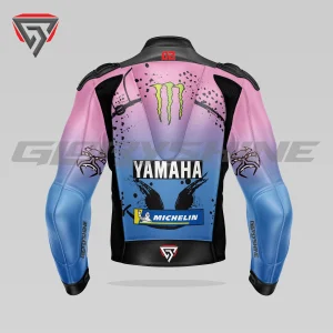 Fabio Quartararo Motorcycle Race Jacket Monster Energy Yamaha FrenchGP 2024 Back 3D Fabio Quartararo Motorcycle Race Jacket Monster Energy Yamaha FrenchGP 2024 Back 3D
