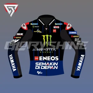 Fabio Quartararo Racing Jacket Monster Energy MotoGP 2022 Front 2D