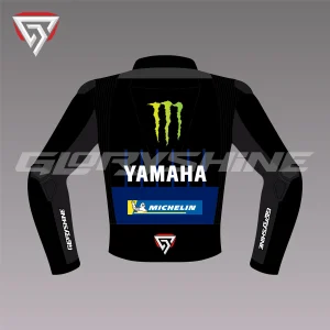 Franco Morbidelli Racing Jacket Monster Energy Yamaha MotoGP 2022 Back 2D Franco Morbidelli Racing Jacket Monster Energy Yamaha MotoGP 2022 Back 2D