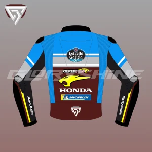 Jack Miller Leather Motorcycle Jacket Marc VDS Honda MotoGP 2017 Back 2D Jack Miller Leather Motorcycle Jacket Marc VDS Honda MotoGP 2017 Back 2D