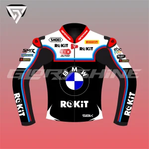 Michael Van Der Mark Racing Jacket ROKiT BMW Motorrad WorldSBK 2025 Front 2D