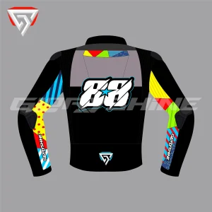 Miguel Oliveira Winter Test Race Jacket for Street Racing 2022 Back 2D Miguel Oliveira Winter Test Race Jacket for Street Racing 2022 Back 2D
