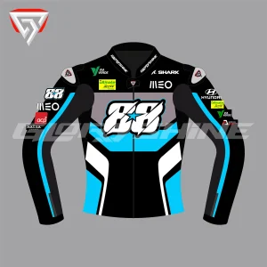 Miguel Oliveira Winter Test Race Jacket for Street Racing 2022 Front 2D