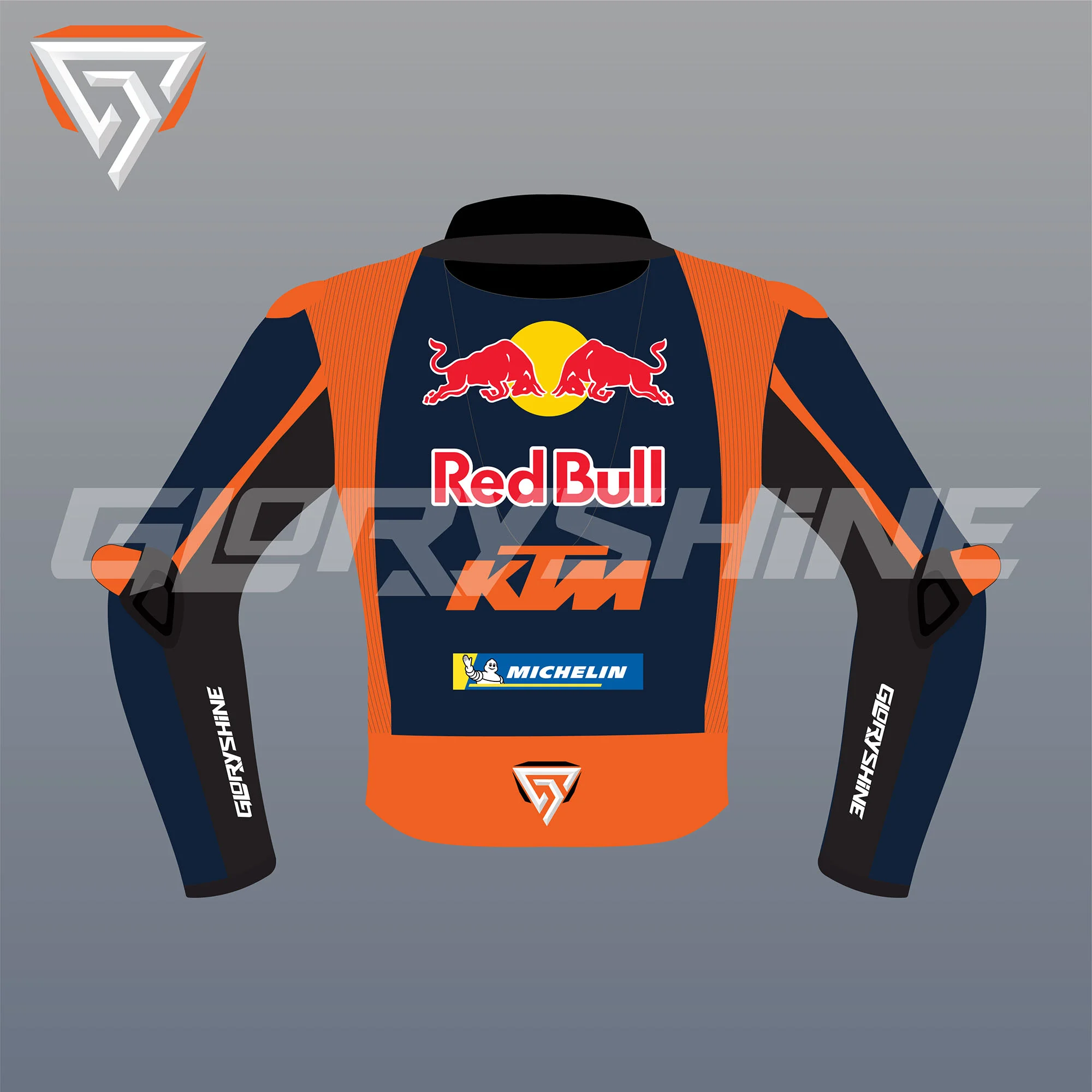Pol Espargaro Motorbike Jacket Red Bull KTM Tech3 MotoGP 2025 Back 2D