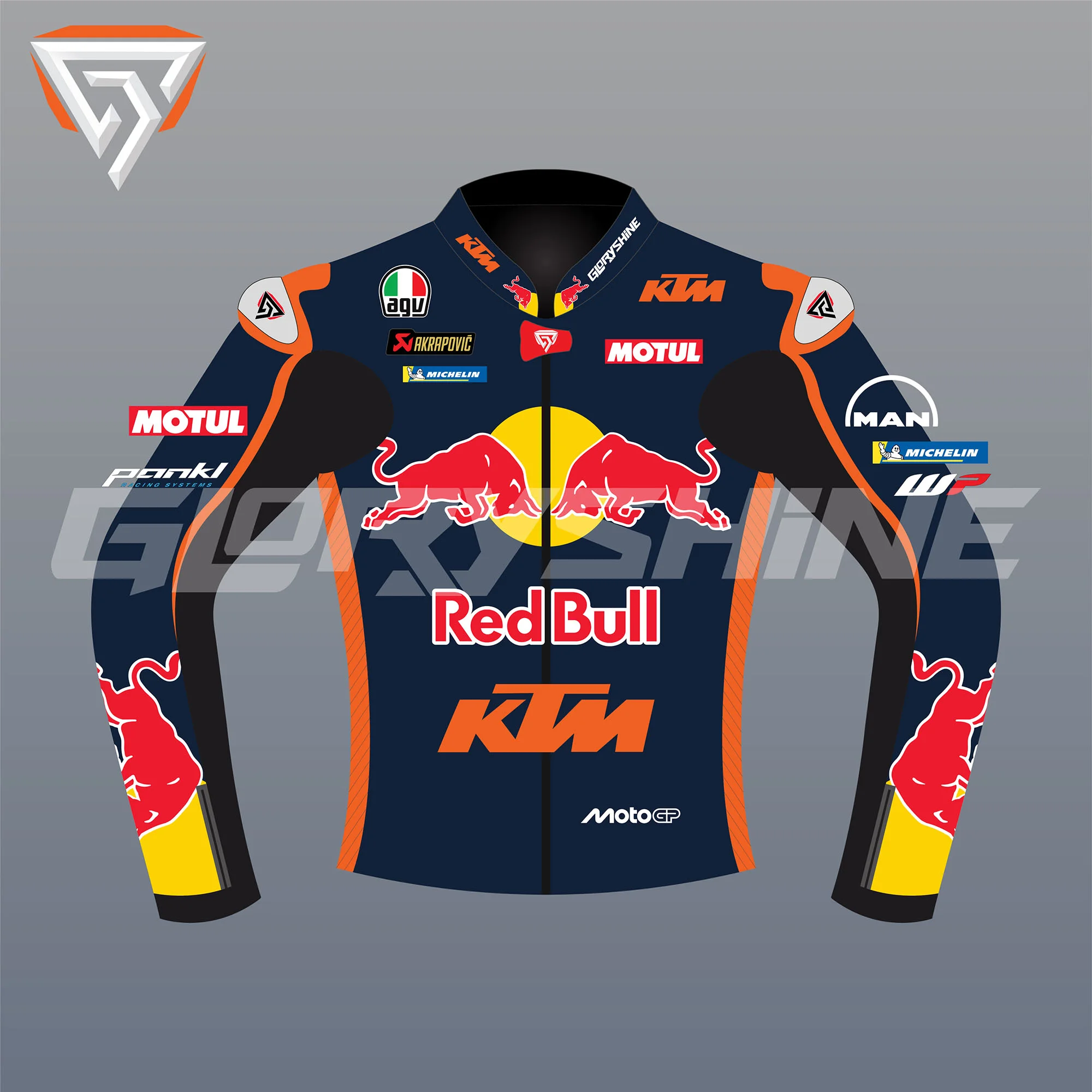 Pol Espargaro Motorbike Jacket Red Bull KTM Tech3 MotoGP 2025 Front 2D