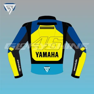 Valentino Rossi Race Jacket Misano World Circuit MotoGP 2022 Back 2D Valentino Rossi Race Jacket Misano World Circuit MotoGP 2022 Back 2D