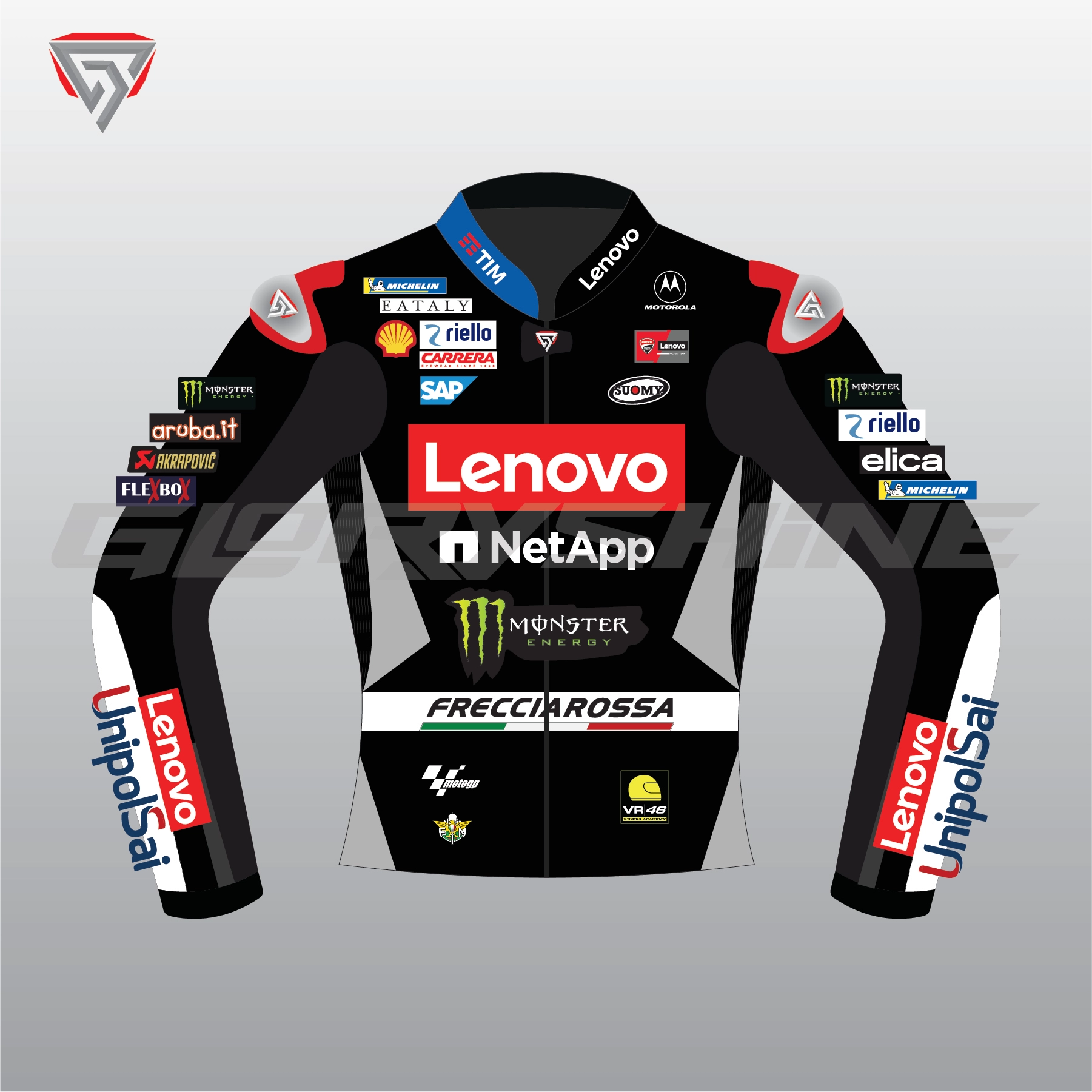 Francesco Bagnaia Ducati Lenovo Winter Test Race Jacket 2025
