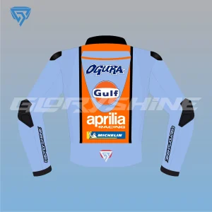 Ai Ogura Gulf Aprilia Racing Leather Jacket MotoGP 2026 2d Back