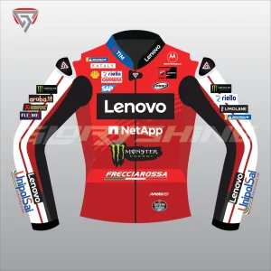 Francesco Bagnaia Ducati Lenovo Race Jacket MotoGP 2026 Front