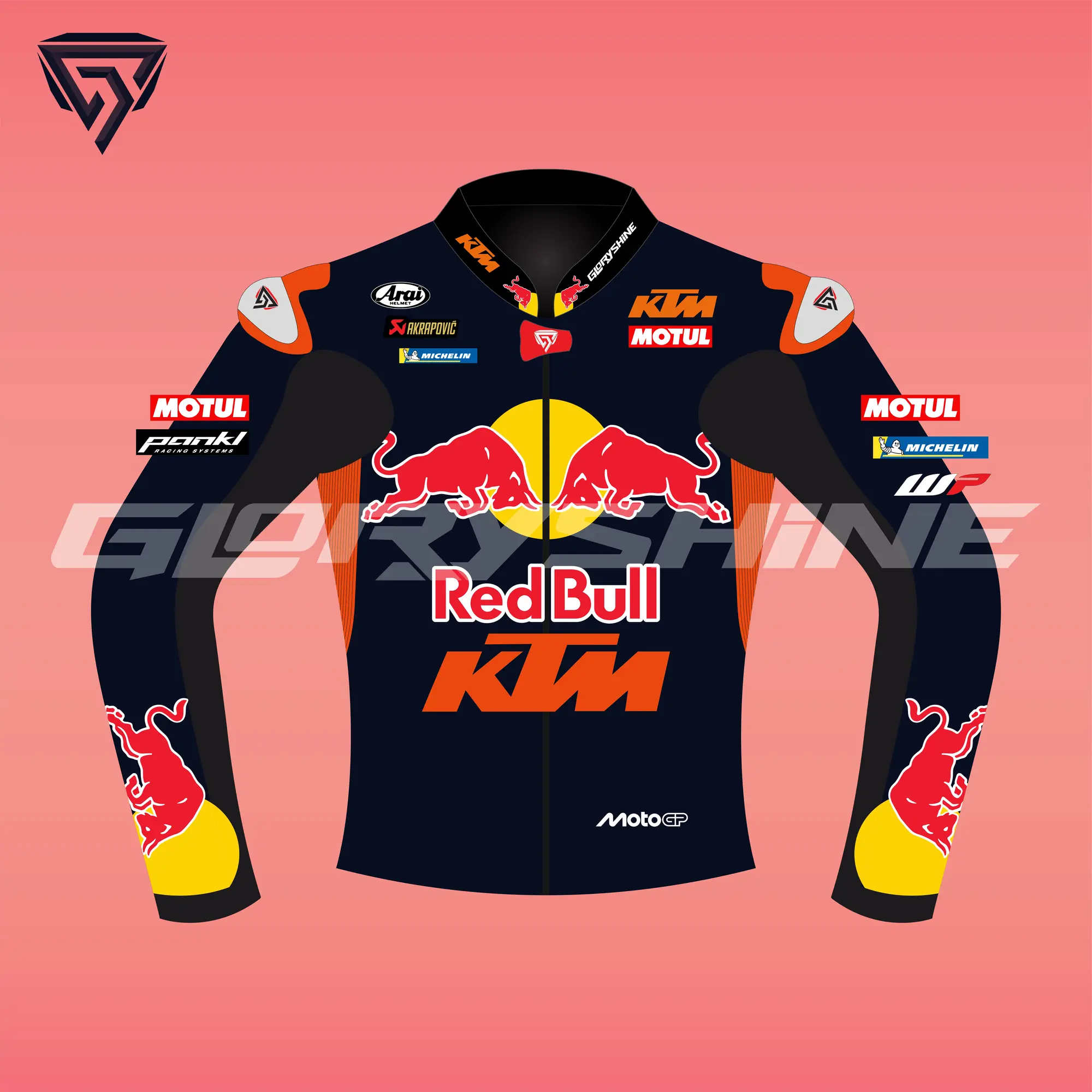 Maverick Vinales KTM Tech3 Red Bull Race Jacket MotoGP 2026 Front