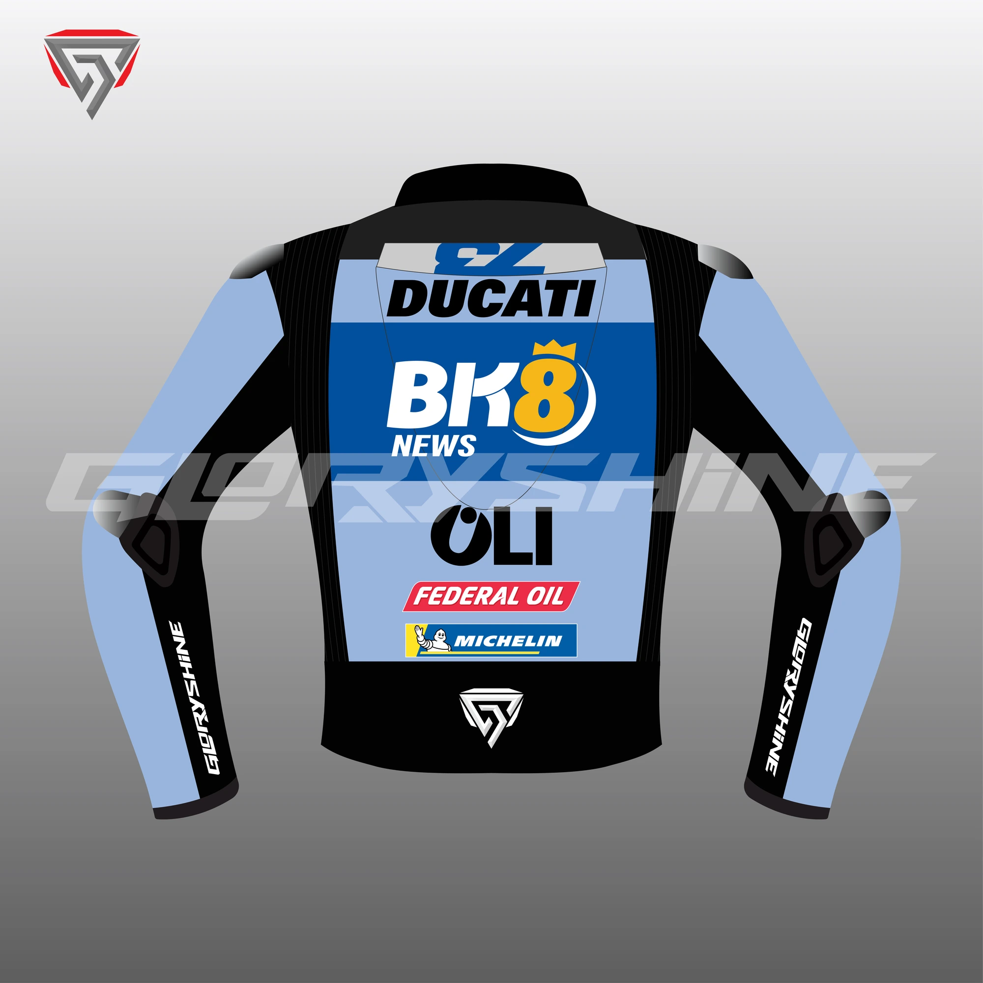 Alex Marquez BK8 Ducati Gresini Racing Jacket MotoGP 2026 Back