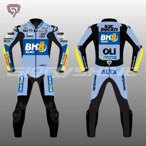 Alex Marquez BK8 Ducati Gresini Racing Suit MotoGP 2026 Front Back